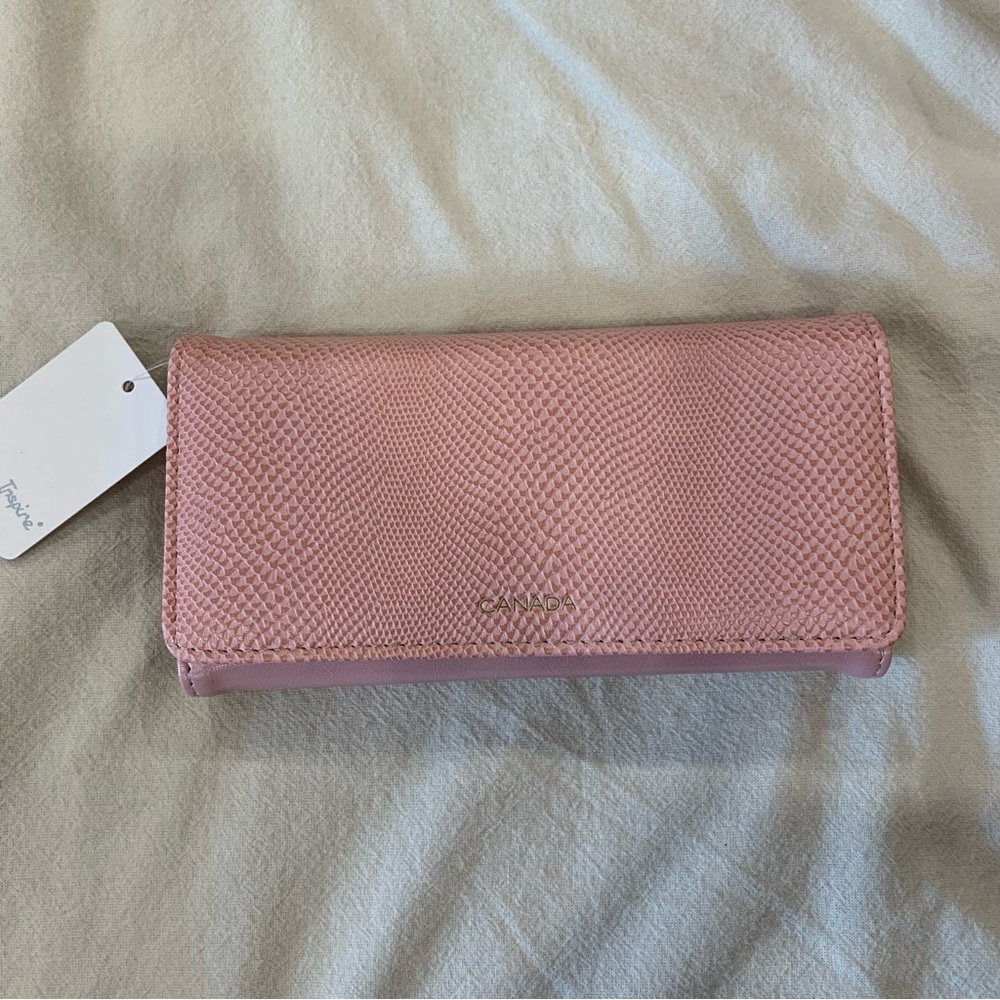 Inspire - Pink Faux Leather Wallet •FREE with purchase over $40 (add to bundle)